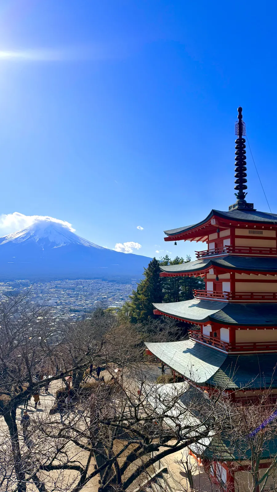 La pagode Chureito face au mont Fuji