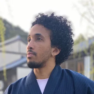 Portrait de Marc (recadré de la photo en yukata)